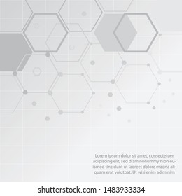 Geometric graphic background molecule and communication. Big data complex with compounds.