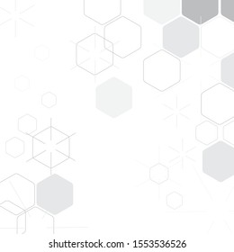 Geometric graphic background molecule and communication. Big data complex with compounds.