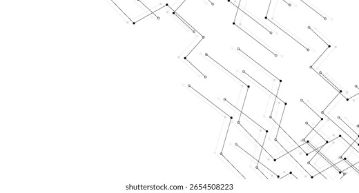 Geometrisches grafisches Hintergrundmolekül und Kommunikation. Big-Data-Komplex mit Verbindungen. Linien Plexus, minimale Anordnung. Digitale Datenvisualisierung. Wissenschaftliche kybernetische Vektorgrafik