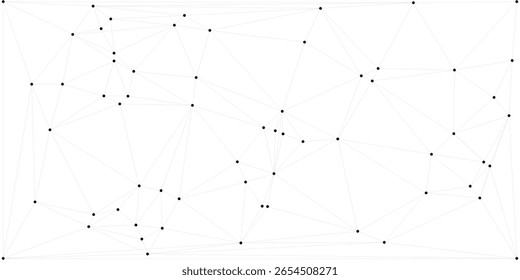 Geometrisches grafisches Hintergrundmolekül und Kommunikation. Big-Data-Komplex mit Verbindungen. Linien Plexus, minimale Anordnung. Digitale Datenvisualisierung. Wissenschaftliche kybernetische Vektorgrafik