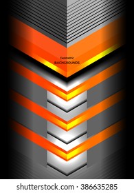 geometric graphic background, Vector Illustration