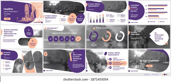 Presentación de propuesta de proyecto de diseño gráfico geométrico. Plantilla de diapositiva Infográfica. Para uso en Presentación, Volante y Folleto, SEO, Marketing, Plantilla de Página de Aterrizaje de Seminarios, Diseño de Sitios Web, Banner.