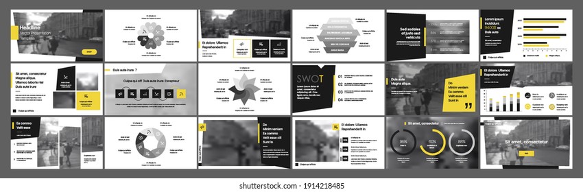 Geometric Graphic Design Project Proposal Presentation. Infographic Slide Template. For Use In Presentation, Flyer And Leaflet, SEO, Marketing, Webinar Landing Page Template, Website Design, Banner.