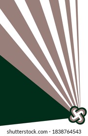 Geometric graphic suitable for wallpaper and interior design 
