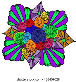 geometric graphical abstract picture of geometric shapes drawing