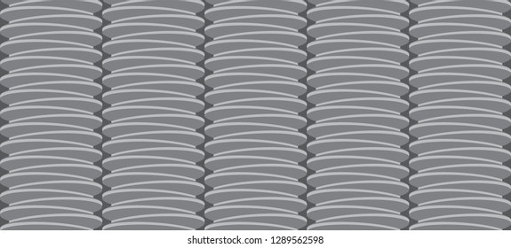 Geometric gray background with Helical pattern. Vector Illustration for web design, template, decoration, advertisement. EPS 10