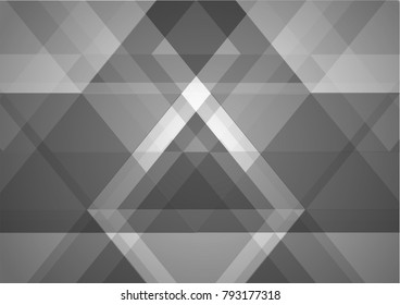 Geometric gray color abstract vector background modern design