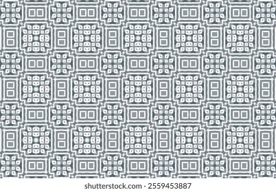 Geometric gray color fabric pattern