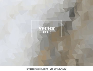 Geometrisches graues Dreieck, abstrakter Hintergrund. graues abstraktes digitales Vektorbild stilisiert aus Dreiecken
