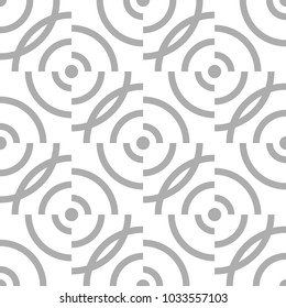 Geometric gray and white abstract seamless pattern. Background for wallpapers, textile