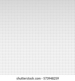 Geometric  gray white background with mesh of dots or circles.