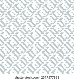 Geometric gray white  seamless silver patterns. Simple vector graphics