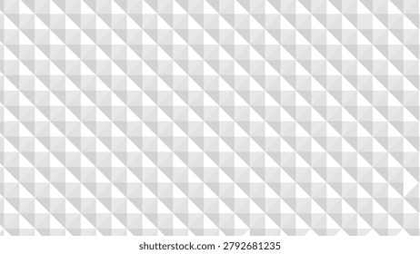 a geometric, grayscale pattern of repeated triangles arranged in a diagonal grid