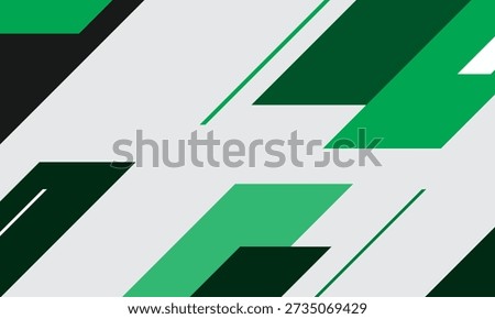 Geometric green abstract background. Vector illustration