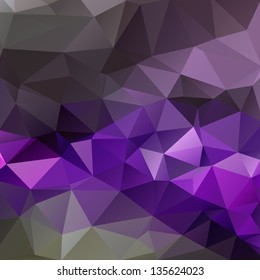 Geometric  green abstract triangular mosaics background