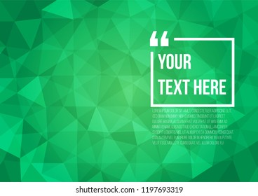 geometric green background