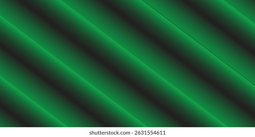 Plano de Fundo Verde Geométrico com Linhas Diagonais e Gradiente. Vetor minimalista fundo para tradicional irlandês St.