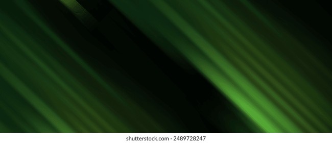 Geometric Green Background with Diagonal Stripes and Gradients.