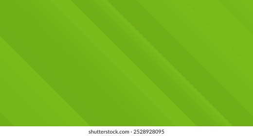 Geometric Green Background with Diagonal Stripes and Gradients. Vector Minimalist Backdrop for Irish St. Patrick Day