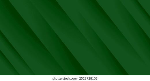 Geometric Green Background with Diagonal Stripes and Gradients.