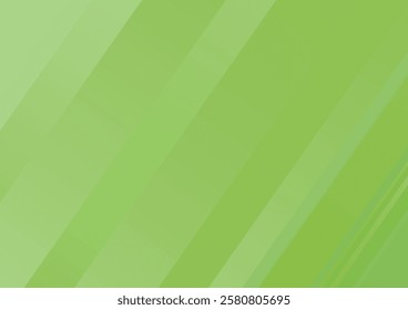 Geometric green background with diagonal stripes and gradient for St. Patrick's Day, Eco.
