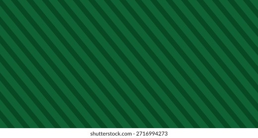 Geometrischer grüner Hintergrund mit diagonalen Streifen und Farbverläufen. Vektor Minimalistische Kulisse für traditionellen irischen St. Patrick Day