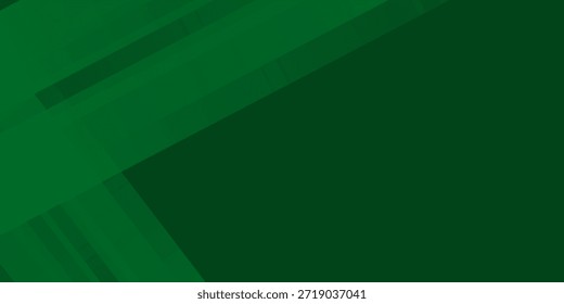 Fondo verde geométrico con rayas diagonales y Gradientes. Telón de fondo minimalista de Vector para el Día de San Patricio irlandés