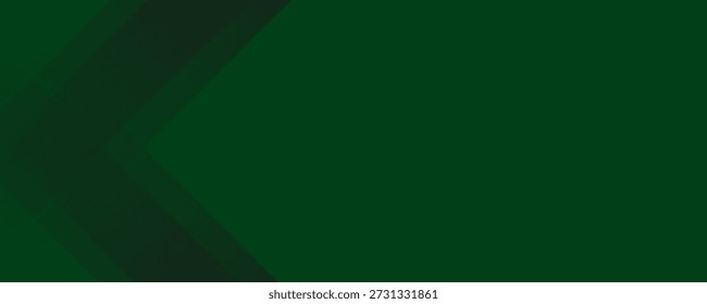 Geometric Green Background with Diagonal Stripes and Gradients. Vector Minimalist Backdrop for Irish St. Patrick Day