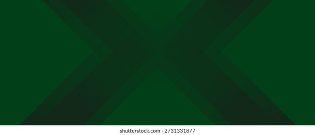 Fondo verde geométrico con rayas diagonales y Gradientes. Telón de fondo minimalista de Vector para el Día de San Patricio irlandés