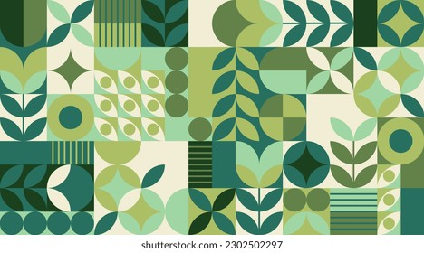 	
Geometric green background, eco background	
