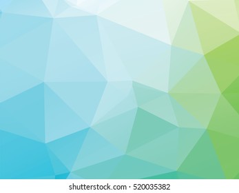 geometric green blue low poly background