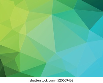geometric green blue low poly background
