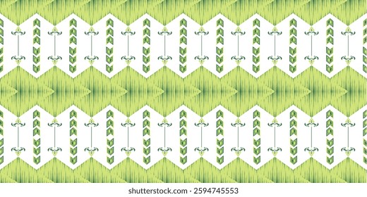 Geometric green color pattern and background. Vector illustration digital download for print, printable, wallpaper, background, decoration, textile and many projects.