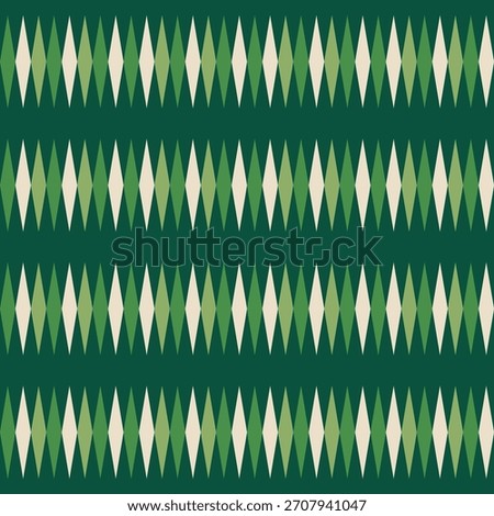 Geometric Green Diamond Shape Seamless Surface Pattern Design Wallpaper