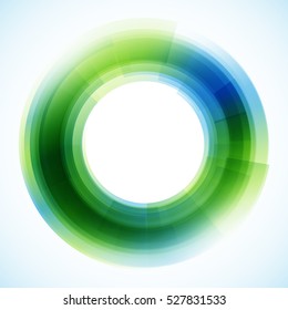 Geometric green frame, vector abstract background, wallpaper