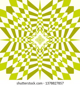 geometric green pattern, abstract seamless texture, vector art illustration