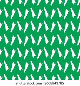 Geometric Green and White Abstract Pattern Background