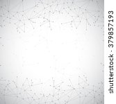 Geometric grey background molecule and communication . Connected lines with dots. Vector illustration.