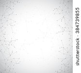Geometric grey background molecule and communication . Connected lines with dots. Vector illustration.