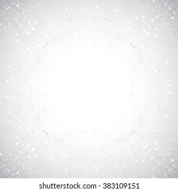 Geometric grey background molecule and communication . Connected lines with dots. Vector illustration.