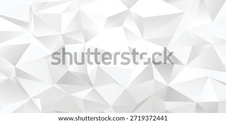Geometric Grey Polygonal Background With Faceted Triangles For Modern Design And Minimalist Art