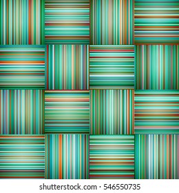 Geometric grid background.