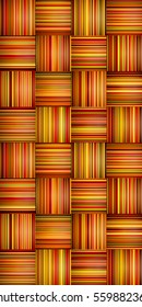 Geometric grid background.