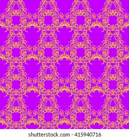 Geometric grid background. Classic vintage background. Abstract  background with geometric elements. Colorful background. Seamless background. Design elements for luxury products. Vector background. 