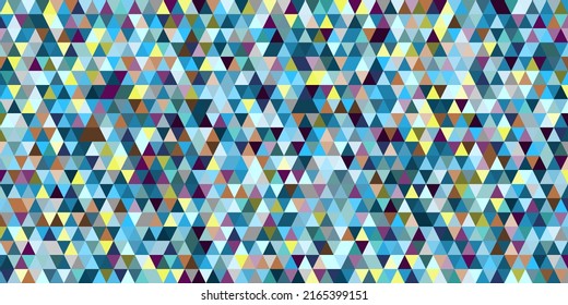 Geometrischer Gitterhintergrund Moderne, bunte abstrakte, mehrfarbige Dreieck-Textur Nahtlose Muster