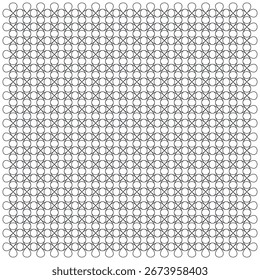 Composiciones geométricas de cuadrícula con diferentes estilos de línea arte abstracto en blanco y negro