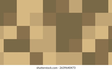 Geometric Grid with Earthy Tones: A Modern Abstract Design Featuring Interlocking Squares in Shades of Brown and Beige for Versatile Background Use