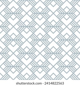 Geometric grid, mesh pattern with intersecting lines Abstract grille, reticulated, cellular pattern.
