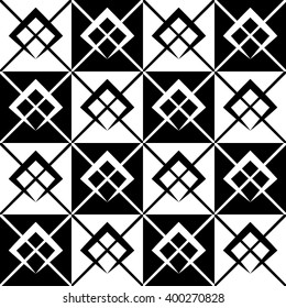 Geometric grid, mesh pattern with intersecting lines - Abstract grille, reticulated, cellular pattern.