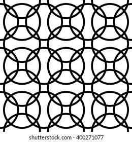 Geometric grid, mesh pattern with intersecting lines - Abstract grille, reticulated, cellular pattern.